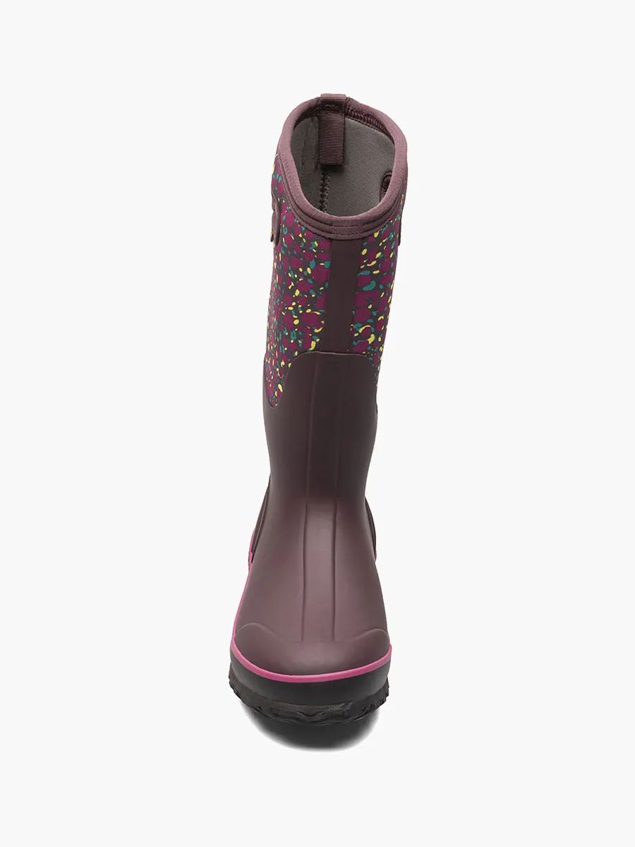 WOMEN'S CLASSIC TALL ANIMAL-Burgundy Multi